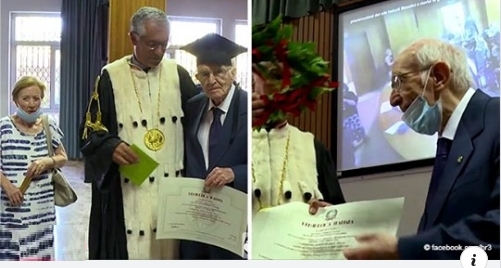 Ältester Student in Italien: 96 jähriger Mann mit Universitätsabschluss